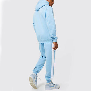 Survêtements personnalisés pour hommes, chauds pour l'hiver, sur mesure, décontractés, unis, 100% coton, légers, manches longues - Product Image 3