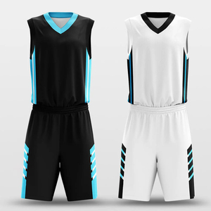 Conjunto de uniformes de baloncesto de talla grande de alta calidad y tamaño personalizado, el mejor proveedor de ropa deportiva de Pakistán - Product Image 3