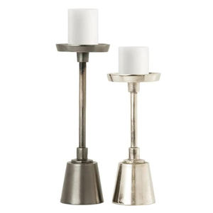 Home Hotel & Restaurants Decor 2025 Último producto de decoración del hogar al mejor precio Portavelas de aluminio con soporte de pedestal - Product Image 1