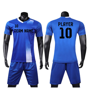 ชุดฟุตบอลไนลอนระบายอากาศ100% ชุดฝึกฟุตบอล OEM ออกแบบตามสั่งขนาดได้ - Product Image 2