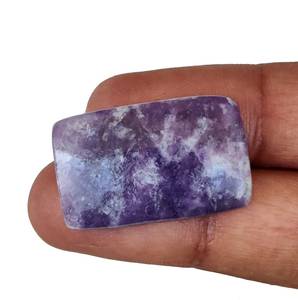 Qualité supérieure 100% naturel violet lépidolite Cabochon taille et forme personnalisées pierres précieuses en vrac pour la fabrication de bijoux utilisation au taux de vrac - Product Image 3