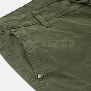 Pantalones Cargo de algodón 100% para hombre, estilo informal ligero de talla grande para entrenamiento al aire libre, patrón recto - Product Image 4