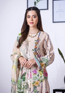 Vestido de boda de manga larga bordado, punjabi, salwar, kameez, césped, Kurti - Product Image 3