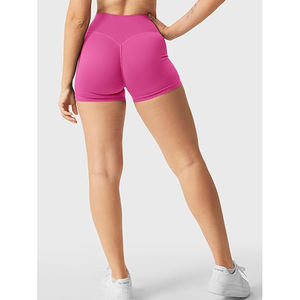 Shorts de Cintura Alta con Efecto Push-Up para Yoga, Fitness, Entrenamiento, Cómodos, Elásticos, de Poliéster y Spandex para Mujer - Product Image 2