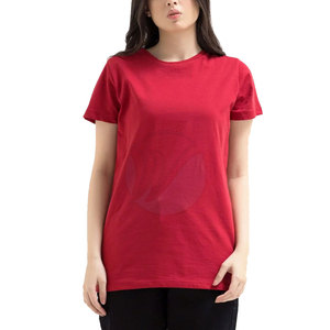 เสื้อยืดผู้หญิงคุณภาพดีจากโรงงานโดยตรง ขายดีที่สุด ผลิตในปากีสถาน - Product Image 1
