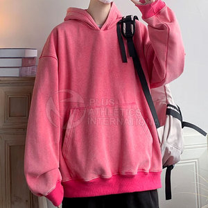 Sweats à capuche délavés à l'acide de service OEM les plus vendus prix de gros sweats à capuche pour hommes 100% sweats à capuche délavés à l'acide en coton - Product Image 2