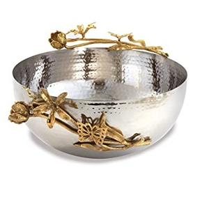 Bol en acier inoxydable écologique jetable stocké fantaisie pour le service de nourriture de fête avec logo personnalisé-Vente en gros - Product Image 1