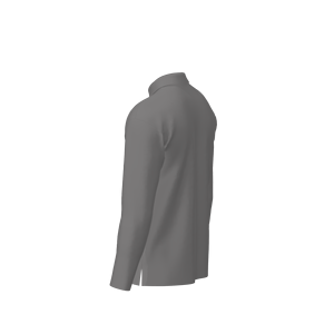T-shirt décontracté à manches longues pour homme, coupe oversize, avec logo personnalisé imprimé par sublimation, 100 % coton épais - Product Image 4