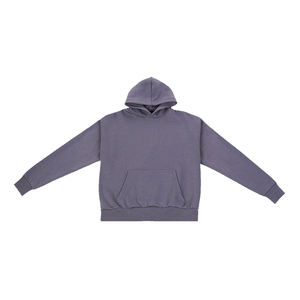 Sweat-shirts à capuche unisexes pour hommes de haute qualité, fermeture éclair, logo personnalisé brodé, 100% coton, molleton épais, écologique, coupe-vent - Product Image 1