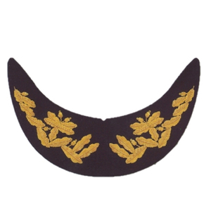 Customized Embroidered Peaks for <b>Officer</b> Peak Caps Hand Embroidered Golden Peaks - Product Image 6