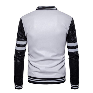 New High Quality <b>Leather</b> <b>Jacket</b> Custom Design PU <b>Leather</b> <b>Jacket</b> for <b>Men</b> Plus Size <b>Men's</b> <b>Jackets</b> - Product Image 4