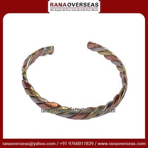 New Arrival Three Metal Bangle <b>Bracelet</b> Handmade Tibetan Open Cuff <b>Bracelet</b> for Joint Related Inflammation & Skin <b>Allergies</b> - Product Image 2