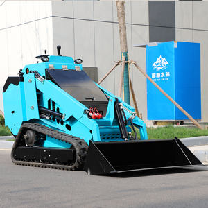 उच्च प्रदर्शन हाइड्रोलिक सिस्टम लोडर त्रिकोणीय ट्रैक मिनी स्किड स्टीड लोडर साइट मलबे के समाशोधन के लिए - Product Image 3