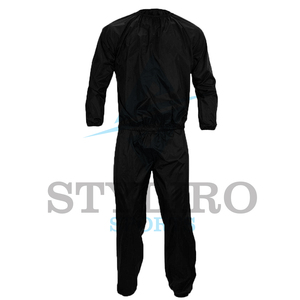 Combinaison de sudation unisexe personnalisable en nylon/polyester, anti-déchirure, haute résistance, pour la perte de poids et le fitness, toutes saisons - Product Image 3