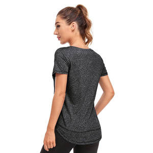 Nuevo diseño elegante ropa de verano camiseta de mujer con diseño personalizado Impresión de secado rápido transpirable cómoda camiseta de mujer - Product Image 6