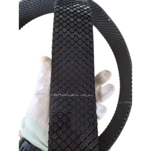 Chenilles de robot revêtues de caoutchouc noir antidérapant - Product Image 6