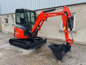 Mini-excavatrice Kubota neuve et d'occasion pour travaux de terrassement, de creusement de fossés, de préparation du sol et de construction agricole - Product Image 4