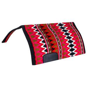 Manta de sillín de espectáculo occidental de lana 100% hecha a mano para caballos, colores personalizados disponibles, equipo de desfile de rodeo al por mayor OEM - Product Image 2