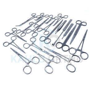 Juego de instrumentos quirúrgicos veterinarios de 52 piezas de acero inoxidable de alta calidad de KAHLU ORTHOPEDIC - Product Image 1