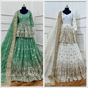 Designer Silk Kediya-Lehenga with Dupatta for Party Wear - Product Image 4
