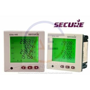 Compteur de puissance numérique multifonction triphasé sécurisé avec écran LCD 4 chiffres, entrée AC/DC, précision classe 0.5 - Product Image 1