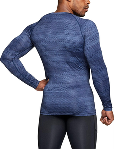 Best Quality Custom Design Short Sleeve <b>Tie</b>-Dyed Rash Guard With UV Protection Compression Short Sleeve Rash Guard - Product Image 3