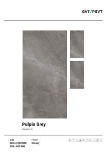 Carreaux de sol et de mur en porcelaine polie 600x1200mm Accents 10mm d'épaisseur finition antidérapante en brique réfractaire pour décoration murale de sol - Product Image 2