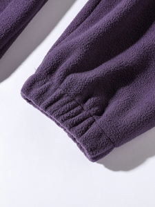 Jersey térmico de lana de algodón suave cómodo para hombre, sudadera con media cremallera, venta al por mayor, logotipo personalizado, tejido, diseño de impresión sólida - Product Image 3