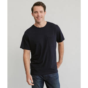 Venta al por mayor 100% algodón 3D impreso Logo hombres camiseta de gran tamaño 260G peso pesado 3D Logo personalizable camiseta de los hombres - Product Image 1