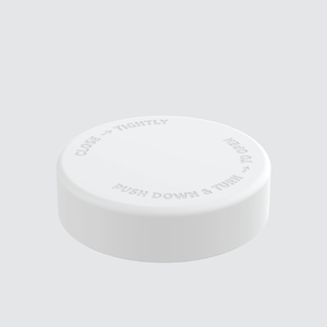 Vietnam Usine OEM/ODM PET Push Down & Turn Caps 78mm Couvercle Bouteille en plastique Couleur personnalisée Meilleure qualité M0080 - Product Image 3