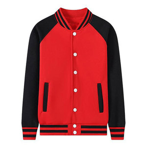 Chaqueta Varsity de Béisbol de Manga Larga para Hombre, Diseño OEM, Tallas Grandes, con Botones al Frente, Logotipo y Colores Personalizados, Venta al Por Mayor de Invierno - Product Image 1