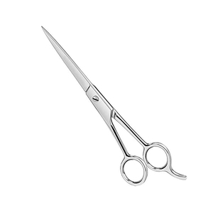 Ciseaux à barbe et cheveux avec repose-doigts, tranchants comme un rasoir, finition miroir, pour la coiffure - Product Image 4