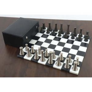 Brass Chess Piece Set with Traditional Design International Chess Indoor Use-Luxury & Durable for Collectors - Product Image 5