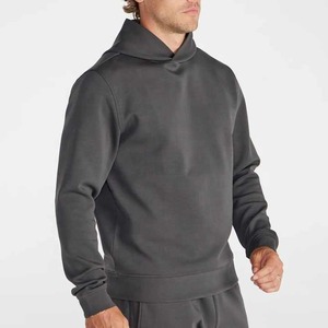 Logo personnalisé de haute qualité 2024 nouveau style confort coupe classique 400Gsm sweats à capuche et sweat-shirts à manches régulières pour hommes - Product Image 2