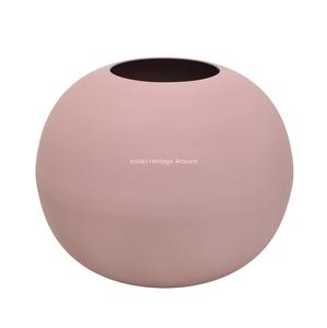 Florero Metálico Moderno Estilo Coaster, Forma de Bola, Artesanía en Hierro, Marca IHA, Tamaño M, para Eventos de Boda, Decoración de Hogar Costera - Venta al por Mayor - Product Image 1