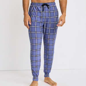 Pantalones de pijama a rayas para mujer, de algodón suave, pantalones de descanso cómodos, ropa de dormir ligera, cintura elástica, ropa informal para el hogar, pantalones relajantes - Product Image 6