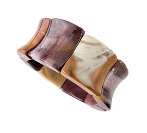 Women's Handmade Eco-friendly Heart-Shaped Wide <b>Stretch</b> DIY Multicolor Resin <b>Bracelets</b> Hot Selling Chunky Bangle Fashion - Product Image 3