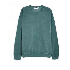 Sweat-shirts et hoodies décontractés pour hommes 100 % coton 2026, style universitaire, coupe oversize, col rond, délavés à l'acide, en promotion - Product Image 6