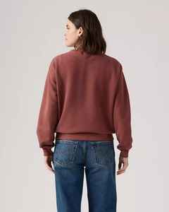 Sudadera pulóver de moda para mujer con logotipo personalizado 350gsm algodón suelto hombro caído Color sólido fin de semana y ropa de fiesta - Product Image 5