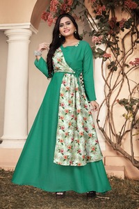 Tela de rayón con bordado para mujer, tejido de rayón de 14 kg, para trabajo informal y especial - Product Image 6