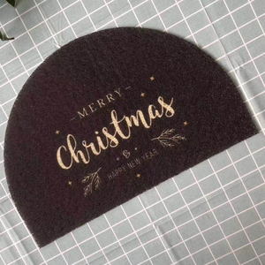 ผ้าคลุมฐานต้นคริสต์มาสลายเกล็ดหิมะ ผ้าเนื้อนุ่ม ทรงกลม สำหรับตกแต่งภายในบ้านในช่วงเทศกาลวันหยุด - Product Image 3