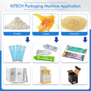 Máquina envasadora de polvo con sellado lateral de 3 velocidades personalizada, máquina Envasadora automática de barras de proteína en polvo, proveedor - Product Image 2