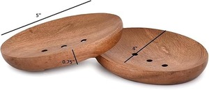 Porte-savon en bois original pour salle de bain, design moderne, plateau porte-savon, qualité supérieure, best-seller en Inde - Product Image 6