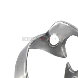 Abrazaderas dentales de presa de goma # W8A, instrumentos médicos endodónticos de acero inoxidable, herramientas profesionales de dentista, canal radicular de aislamiento - Product Image 6