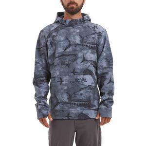 Traje de pesca con protección solar, estampado de sublimación transpirable, secado rápido, hielo UPF50 + protección UV, equipo de pesca de verano, camisa con capucha - Product Image 1