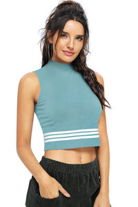 Top de tejido de punto cómodo bajo demanda para ropa de fiesta regular Tops cortos disponibles para la venta desde la India - Product Image 2