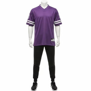 Vêtements de football américain pour hommes, tissu en polyester à séchage rapide, design brodé, respirant, uniforme d'entraînement sportif, vente en gros - Product Image 5