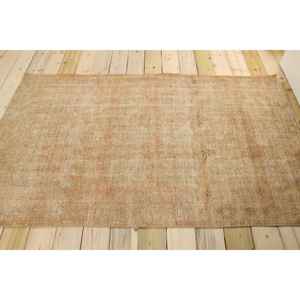 Tapis turc vintage, tapis de sol de 4,1 x 6,8 pieds, tapis à imprimé animal brun - Product Image 2