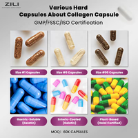 Capsules de collagène à base de plantes pour éclaircir la peau, marque privée, pour adultes - OEM
