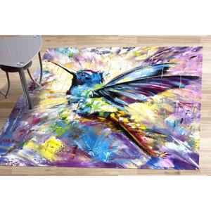 Tapis Colibri, Tapis Oiseau Coloré, Tapis Oiseau Abstrait, Tapis Coloré, Tapis en Chenille - Product Image 2